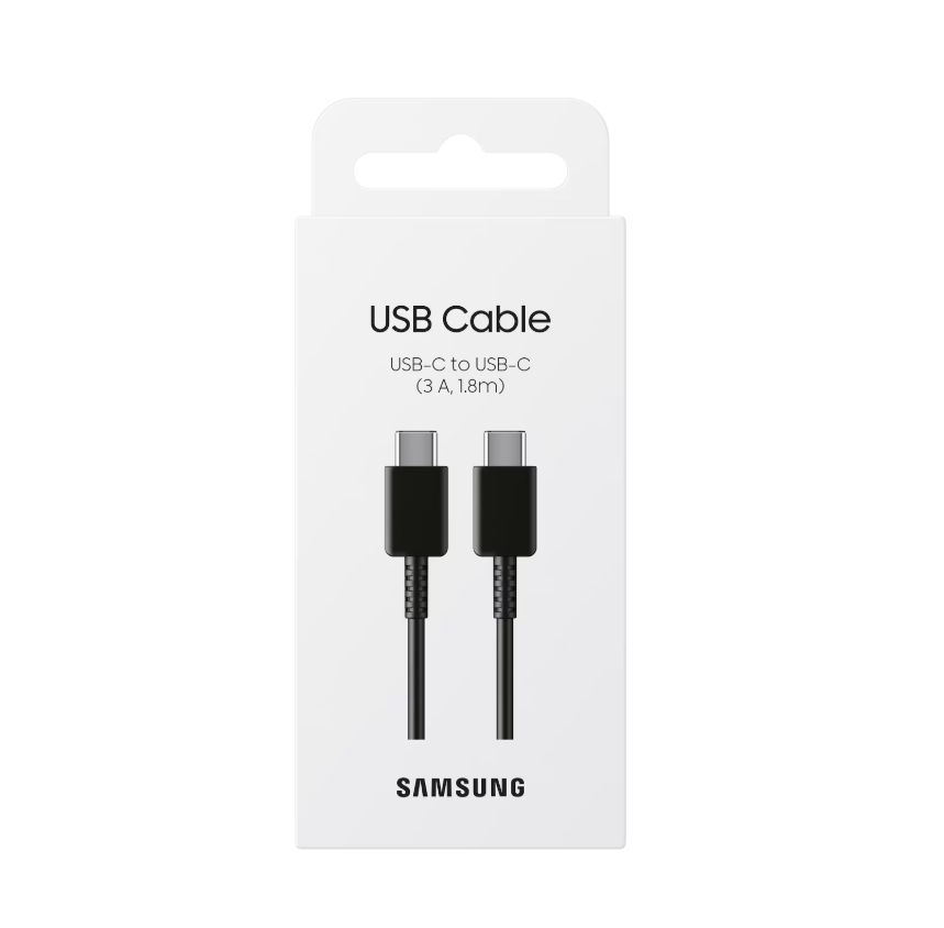 Samsung USB-C to USB-C Cable 3A | Fast Charging Type-C Cable for Samsung Galaxy, Android Phones, Tablets & Laptops | Original